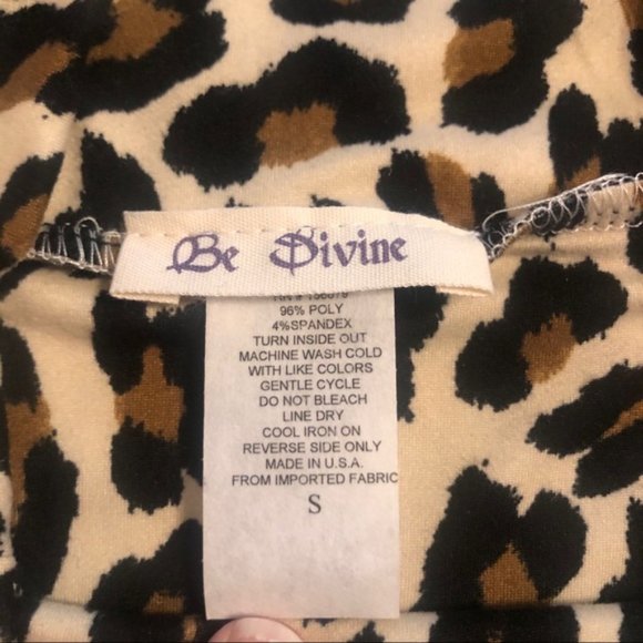 Leopard Print Midi Skirt - Picture 2 of 5